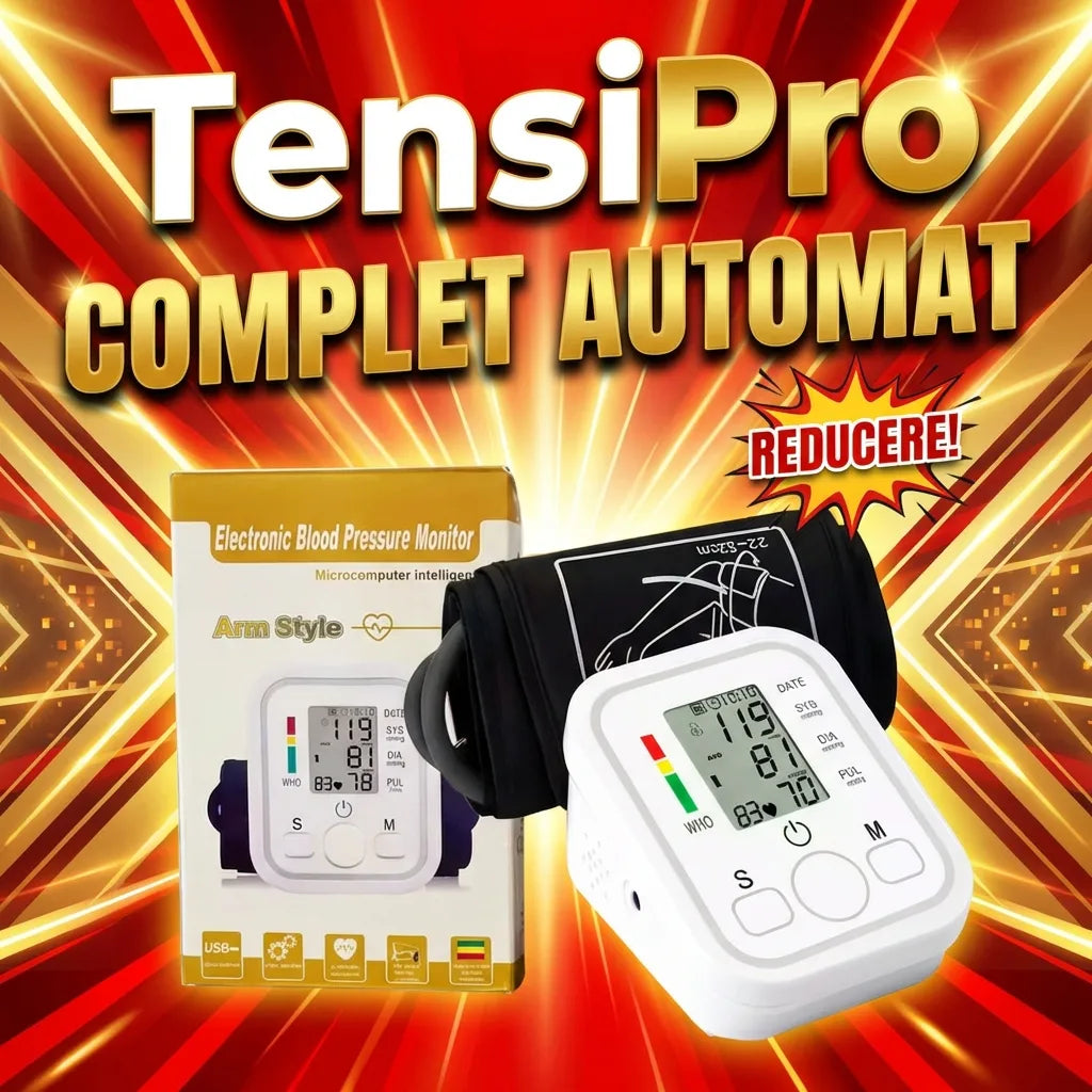 Tensiometru complet automat de braț | TensiPro